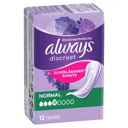 always discreet incontinence Normal