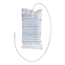 GHC Urinbeutel CAREFLOW 2.0l 90cm unsteril ohne Ablass mit Rücklaufventil
