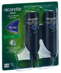 Nicorette Mint Spray zur Anwendung in der Mundhöhle