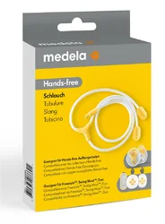 medela Schlauch für Doppelmilchpumpe kompatibel mit Freestyle, Freestyle Mini und Swing Maxi