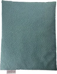 HERZZUCKER Traubenkernkissen 26x21cm Punkte Salbei