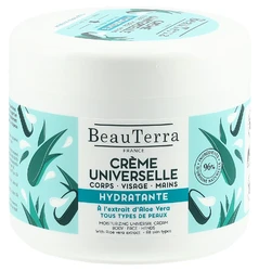 BeauTerra crème universelle hydratante aloé vera