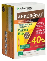 ARKOROYAL gelée royale 1500 mg bio duo