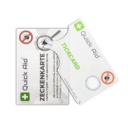 Quick Aid Zeckenkarte mit Lupe