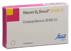 Vitamin D3 Streuli Weichkapseln 20000 IE