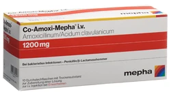 Co-Amoxi-Mepha Mepha subst sèche 1200 mg