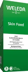 WELEDA skin food 2en1 baume nettoyant & masque