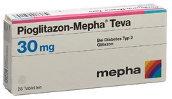 Pioglitazon-Mepha Teva Mepha Tablette 30 mg