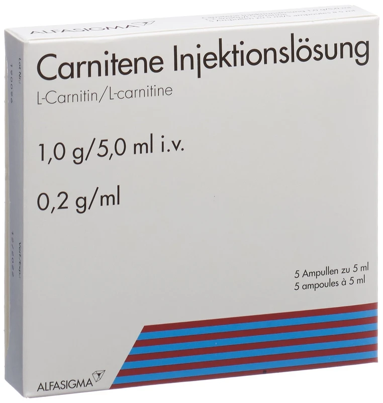 l carnitin injektionslösung Carnitene Inj Lös 1 g/5ml i.v. - 5x5 ml Muscle Toners 500Mg Glutathione + Vitamin Color:07 Tuscany Truffle