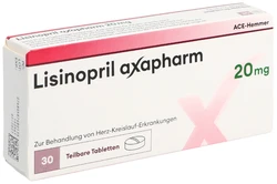 Lisinopril axapharm Tablette 20 mg
