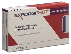 Exforge HCT cpr pell 10mg/160mg/25mg