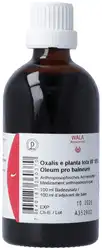 Wala oxalis e planta tota W 10% bain huile