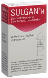 Sulgan-N lingettes médicinales en dispenseur