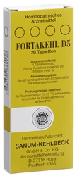 Fortakehl Tablette 5 D trituratio