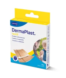 DermaPlast TEXTIL Schnellverband 8x10cm beige