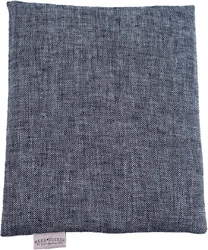 HERZZUCKER Raps Wärmekissen 26x21cm Leinen blau
