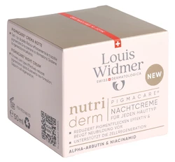 Louis Widmer Pigmacare Nutriderm crème nuit parfumée
