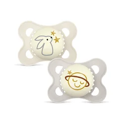 MAM Night Nuggi Silikon 0-6 Monate Unisex