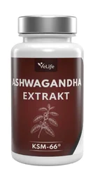VeLife Ashwagandha Extrakt KSM-66 Tablette