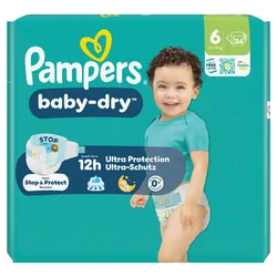 Pampers Baby-Dry Baby Dry Gr6 13-18kg Extra Large pack économique