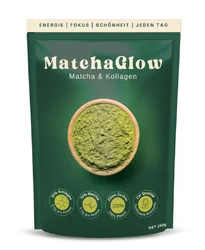MatchaGlow Matcha und Kollagen Pulver