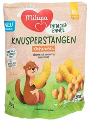 Milupa bio bâtonnets à grignoter pois chiches 10 mois