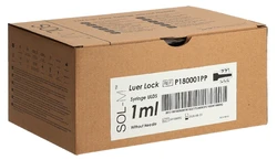 SOL-M Spritze PP 1 ml Luer Lock steril 3-teilig