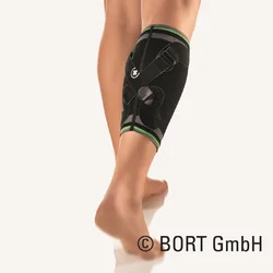 BORT MyoActive Sport Wadenstütze L schwarz/grün