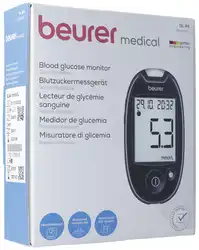 beurer Blutzuckermessgerät Easy to use GL44 mmol/L