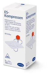 Hartmann compresse ES 5x5cm 8 couches 17 fils non stérile