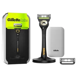 Gillette Rasierapparat mit 2 Klingen und Reiseetui