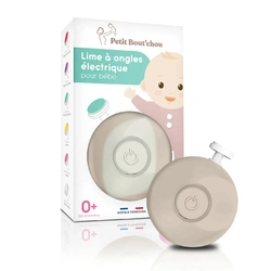 Petit Bout'chou Lime à ongles électrique + 6 embouts beige