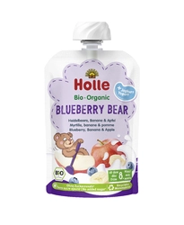 Holle Pouchy Blueberry Bear Heidelbeere Apfel Banane mit Joghurt